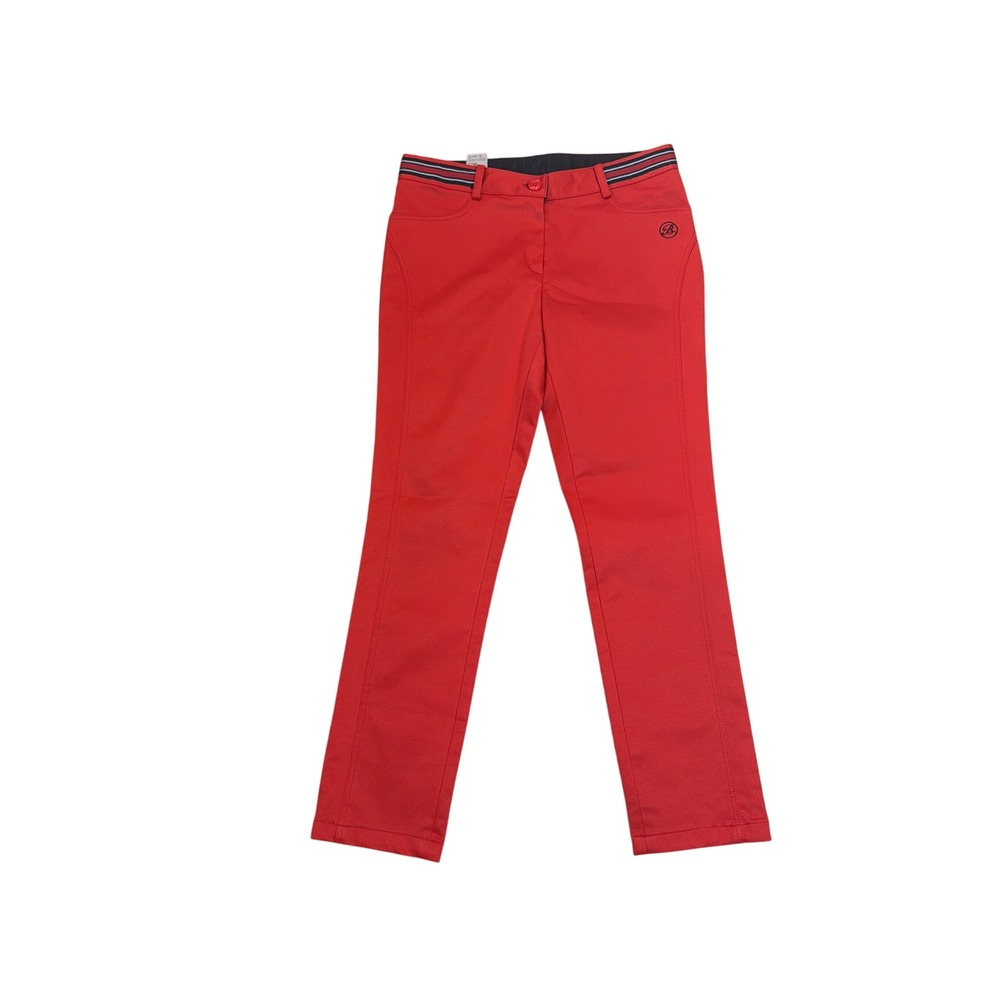 Design by Collection 1988 Womens Red Golf Pants Stile Sportivo Italiano Small